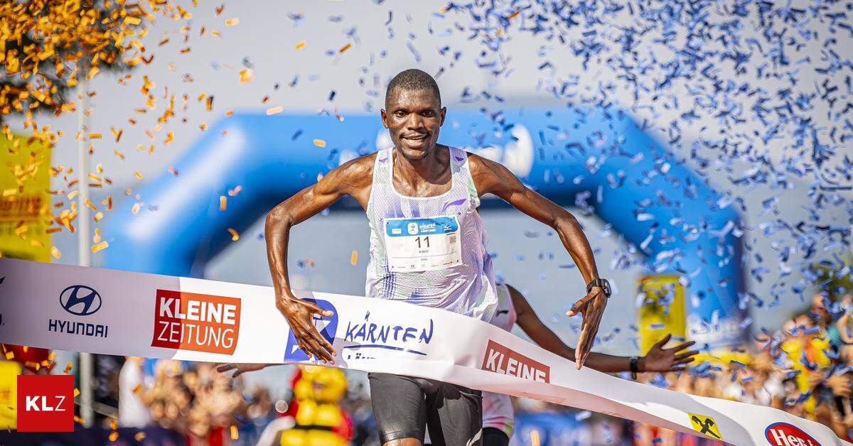 Halbmarathon am Wörthersee Geofrey Kiboi gewinnt Kärnten Läuft nach