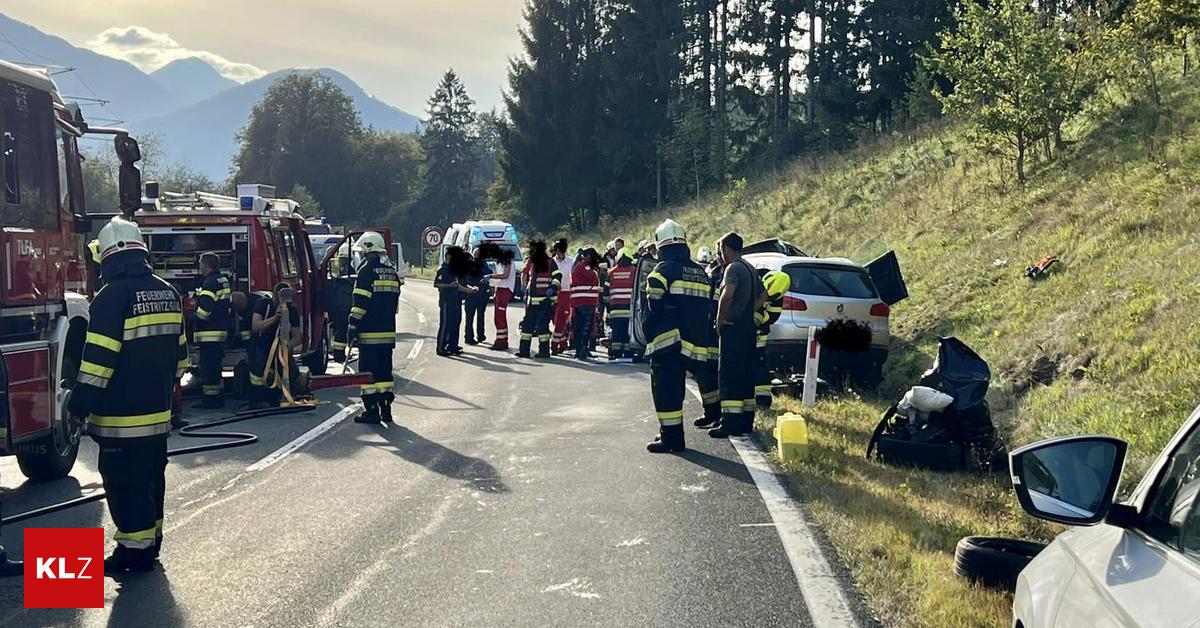 Stundenlange Sperre Drei Schwerverletzte Bei Frontzusammensto In K Rnten