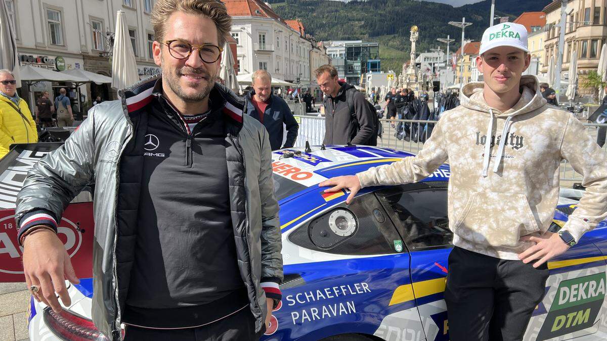 Motorsport Dtm Boxenstopp Mitten Auf Dem Leobener Hauptplatz