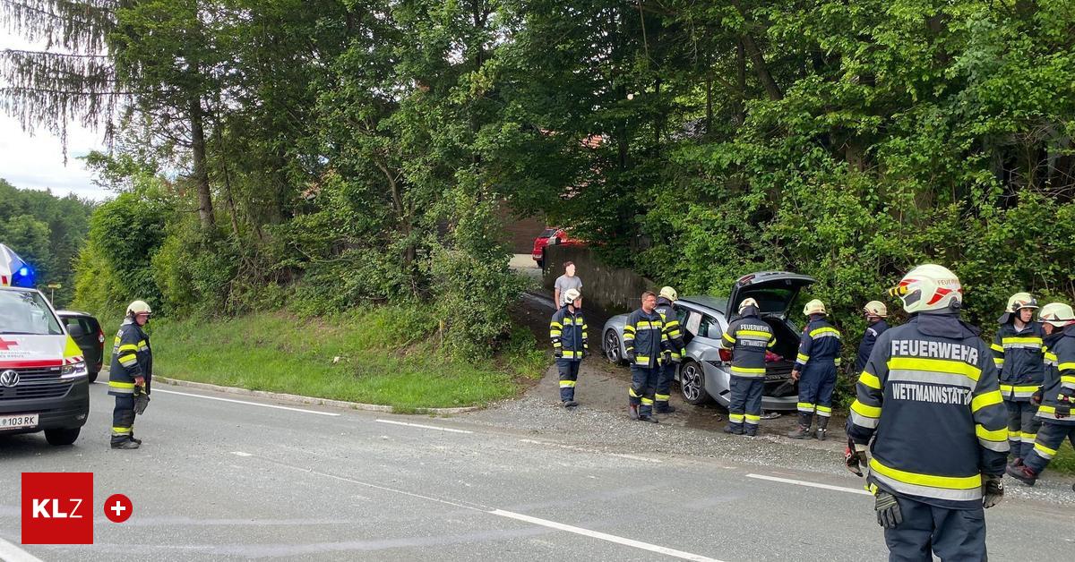 Nach Sekundenschlaf Weststeirerin krachte in Wettmannstätten mit Pkw