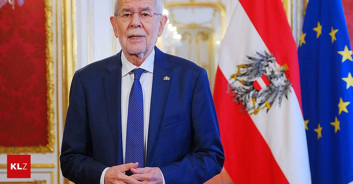 Lage Sehr Ernst Van Der Bellen Appelliert An Bund Und L Nder Kein