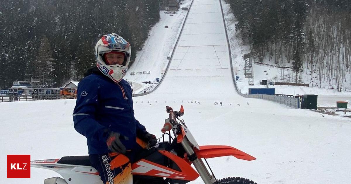 Im Revier der Skiflieger Österreichs sicherster Motorradfahrer