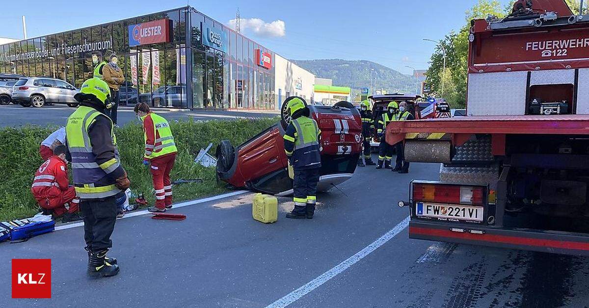 Villach Auto Berschlug Sich Bei Verkehrsunfall In Der Bruno Kreisky