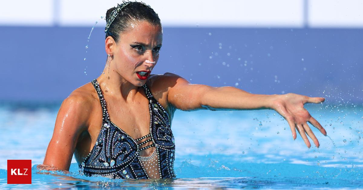 Synchronschwimmen Vasiliki Alexandri Holte Souver N Em Gold In Technik K R