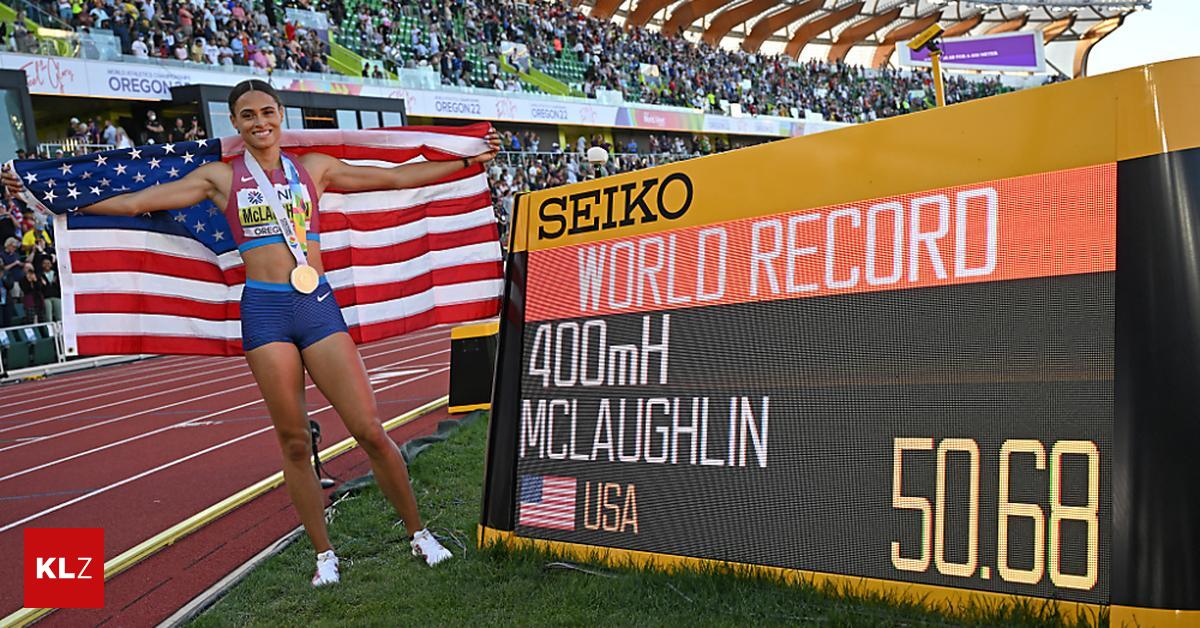 Meter H Rden Sydney Mclaughlin Holte Mit Sensationellem Weltrekord