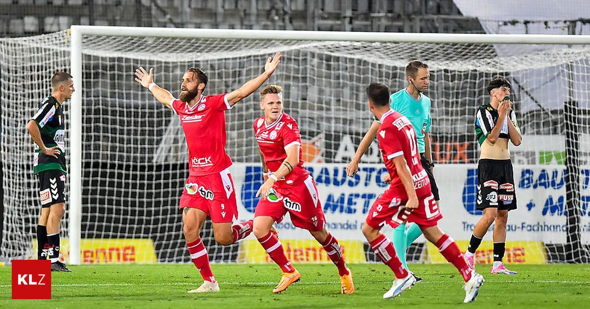 GAK Ried 1 0 Goldtorschütze Daniel Maderner Ried hat das Spiel