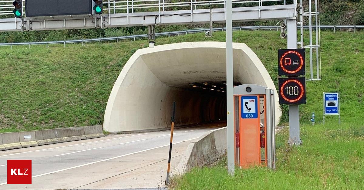 Je eine Fahrtrichtung Tunnelkette Pack bleibt ab Montag in den Nächten