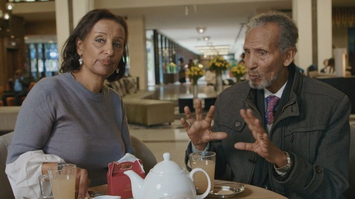 Ein Bediensteter von Haile Selassie im Interview