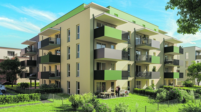 Modernes Wohnen im Grünen und mit bester Anbindung ans Stadtzentrum