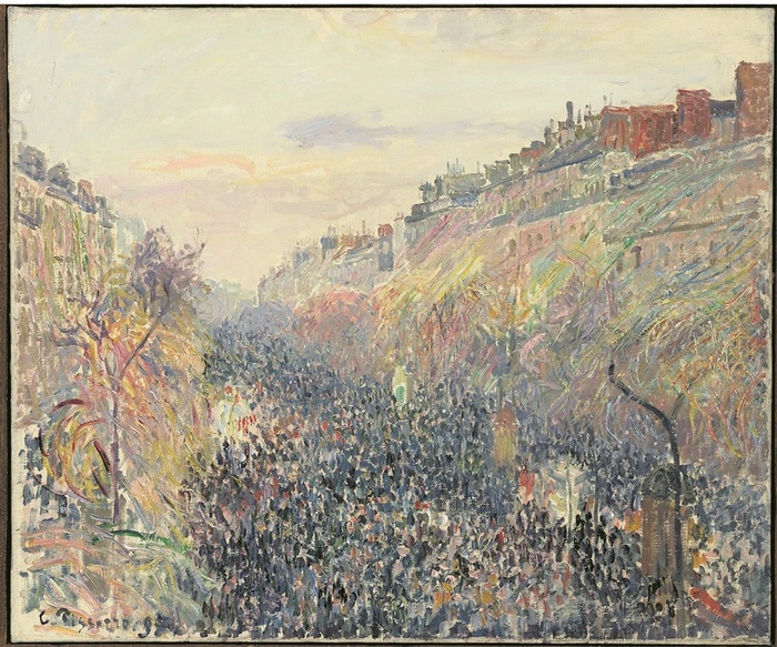Camille Pissarro – Le Boulevard Montmartre, mardigras, 1897