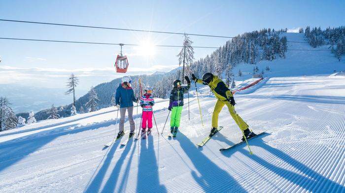 Das Skigebiet Goldeck ist eines der zehn Hauptskigebiete des Kleine Zeitung-Skipass