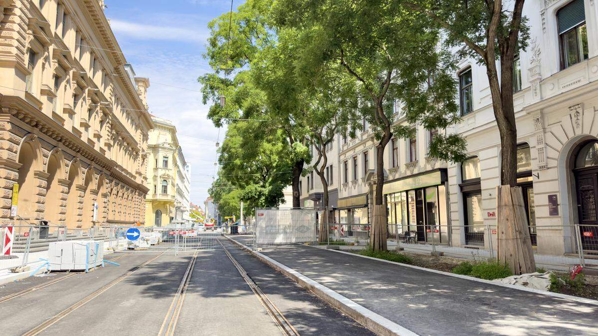 95 Prozent der Neutorgasse sind bereits fertig – das Ende der Bauarbeiten in diesem Bereich ist nah