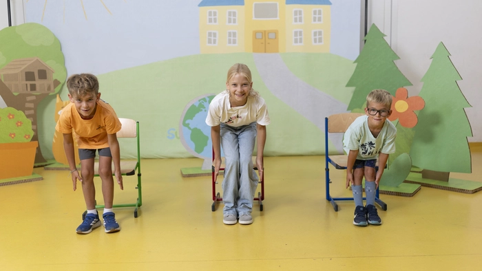 Super5 bringt Bewegung in die Klasse. Kurzübungen unterbrechen Sitzzeiten
