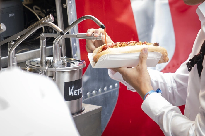 Die Gastromeile mit Foodtrucks