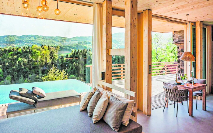 Eines der Chalets von steiRerBLiCke, das Kellerstöckl Steinreib