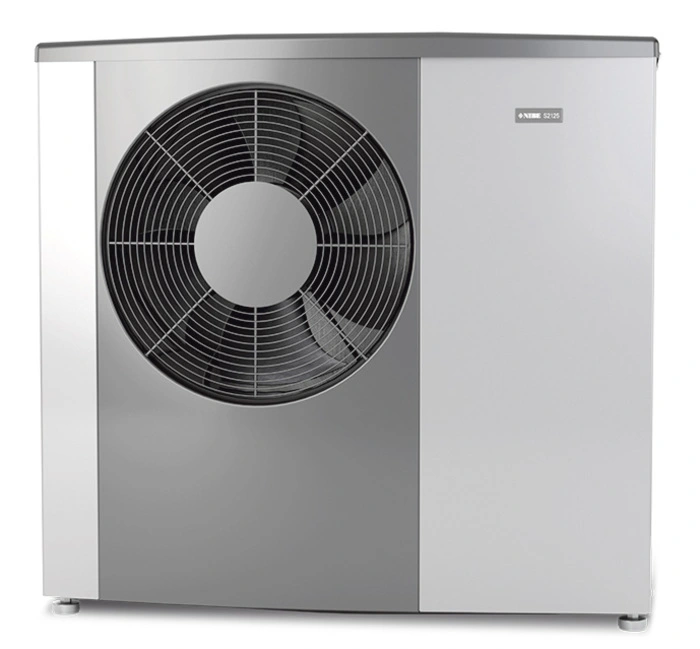 Eine moderne Nibe Luftwärmepumpe