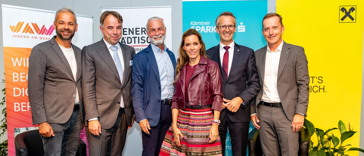 Oliver Bergauer lud zur Business Stage mit Siegfried Huber, Rainer Greilberger, Elisabeth Niederer, Ferdinand Bucher und Manfred Wilhelmer