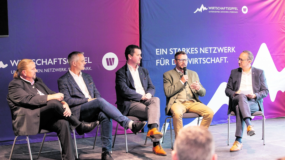 Podiumsdiskussion mit Hanspeter Höfler, Gernot Detusch, Martin Karner und Josef Prenner