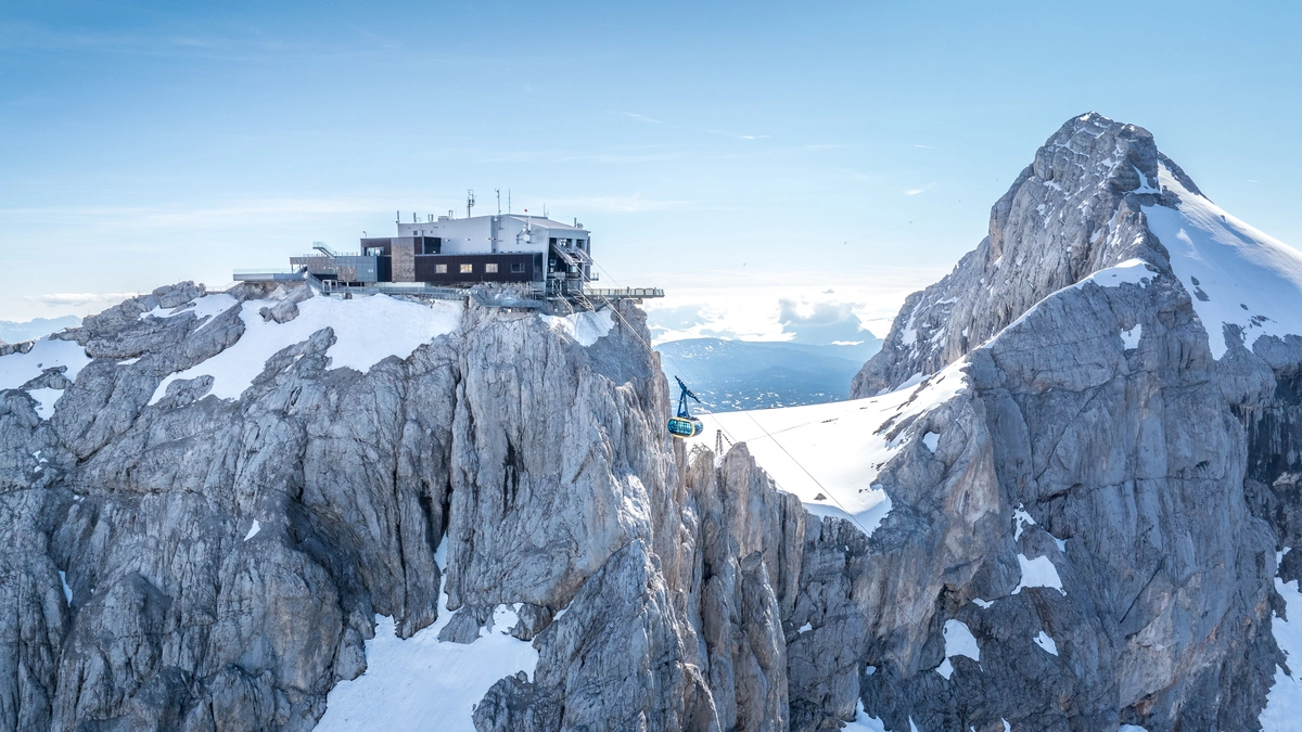 Die moderne Dachstein Bergstation