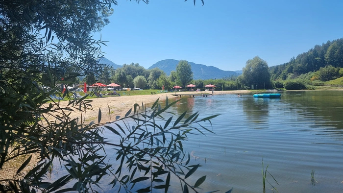 Natur genießen am Sonnencamp am Gösselsdorfersee: Familienurlaub, Radfahren und Ruhe am Geheimtipp-See.