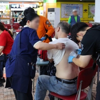 Acht Opfer mussten behandelt werden