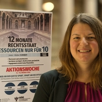 Julia Juri-Poier, Obfrau der Sektion Steiermark der Richtervereinigung
