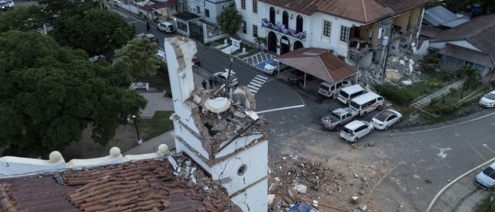 Schäden an Kathedrale in Penonome