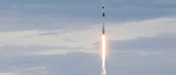 Die SpaceX-Rakete Falcon 9 startete zur ISS