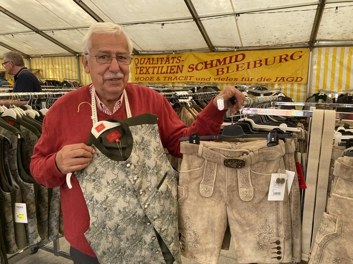 Eine Institution ist Dietmar Karl Schmid von Textilien Schmid aus Bleiburg