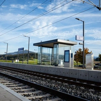 Die neue Haltestelle in Kappel am Krappfeld