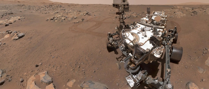 Mars-Rover "Perseverance" bei der Arbeit