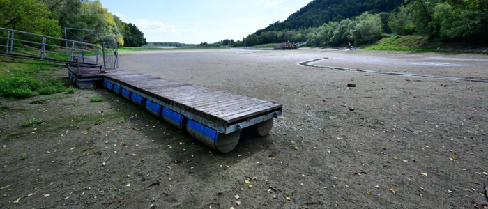 Unter anderem an der Donau gab es heuer extrem niedrige Wasserstände