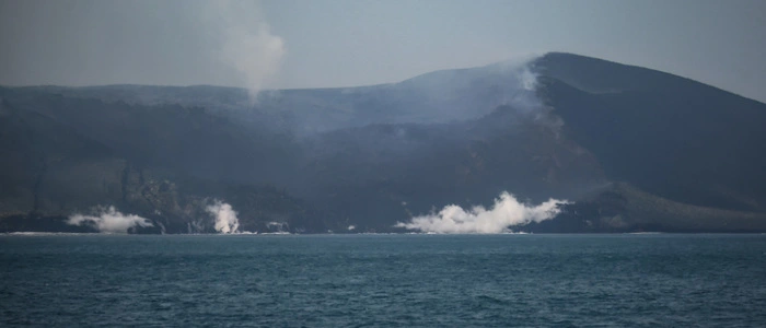 Der Anak Krakatau war vor rund einem Monat ausgebrochen