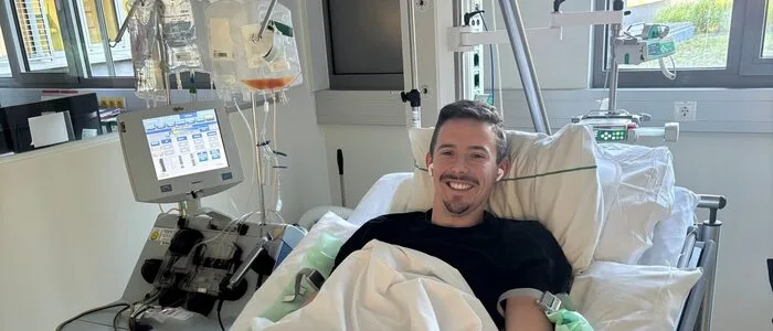 Er hat es bereits getan: Manuel Dully aus dem Mürztal bei der Stammzellenspende