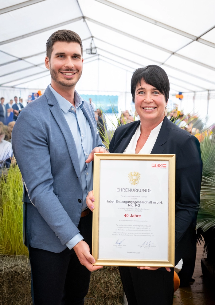 Thomas und Christiane Huber bei der Jubiläumsfeier