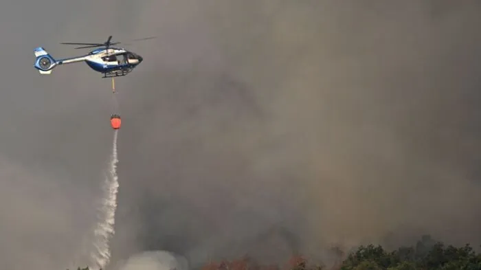 Waldbrand tobt in Deutschland