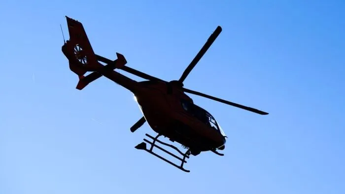 Der Notarzt kam per Hubschrauber