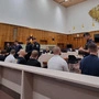 Die Anklagebank beim Prozess