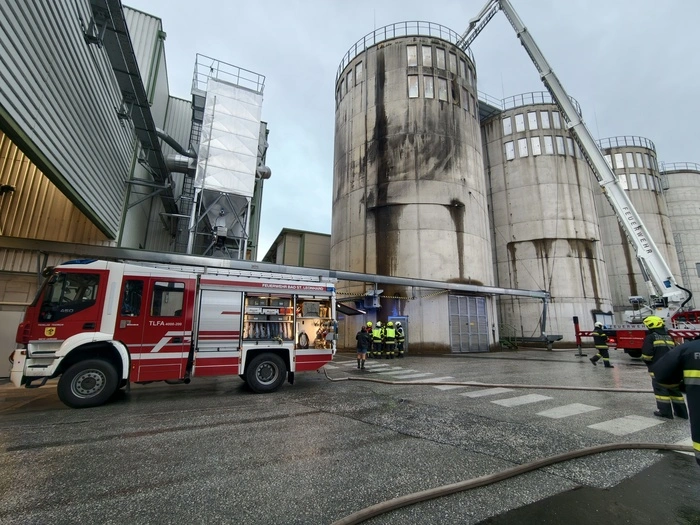Im Silo befanden sich Sägespäne