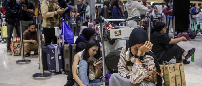 Szene vom Soekarno-Hatta-Airport