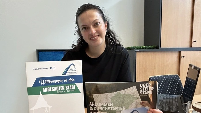 Egal ob Wohnung, Kinderbetreuung oder soziale Teilnahme im Vereinsleben der Stadt: Albana Cerkinaj hilft weiter 