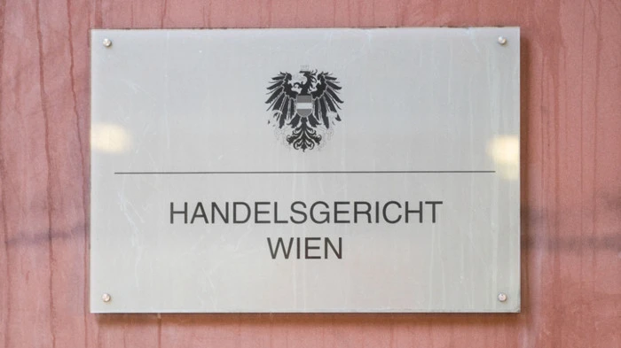 Handelsgericht in Wien Bild: Eingangsschild vom Handelsgericht Wien; aufgenommen am Dienstag, 10. Dezember 2024.