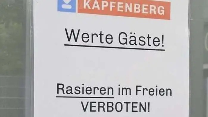 Machte von sich reden: ein Verbotsausdruck in Kapfenberg