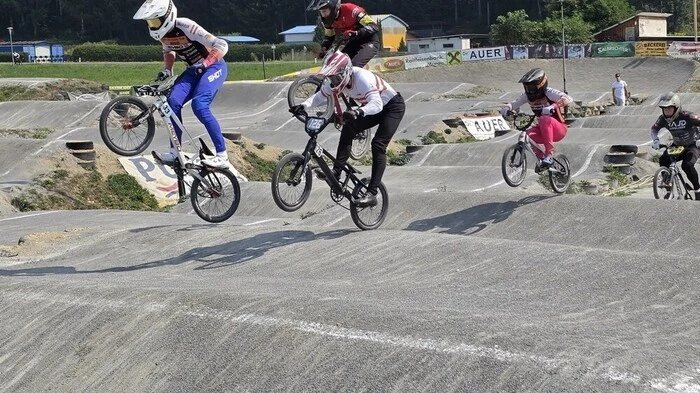 International besetzt war am Wochenende das Teilnehmerfeld bei einem großen BMX-Event auf der Anlage in Mühlen. 