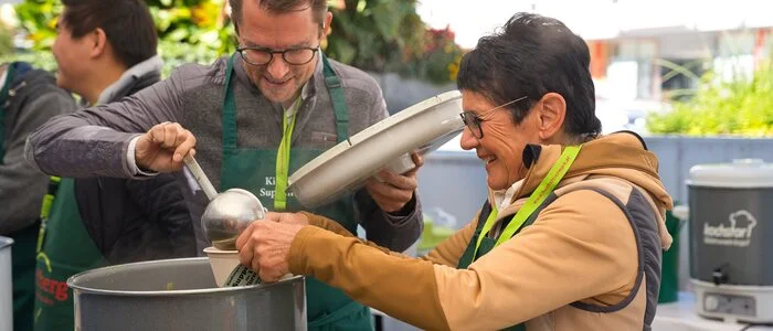 Am Samstag gab es in Kindberg viel Suppe und strahlende Gesichter