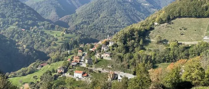 Auf den südlichen Ausläufern des Monte Generoso liegt das Valle di Muggio