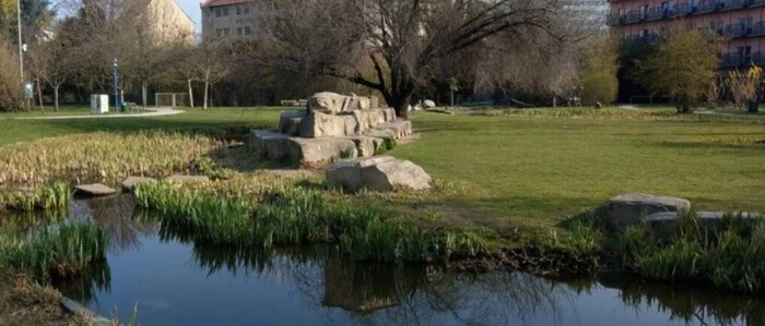 Der Teich im Oeverseepark