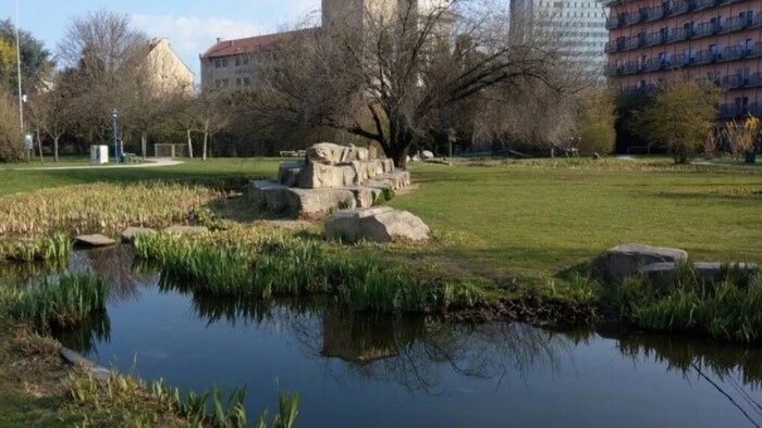 Der Teich im Oeverseepark