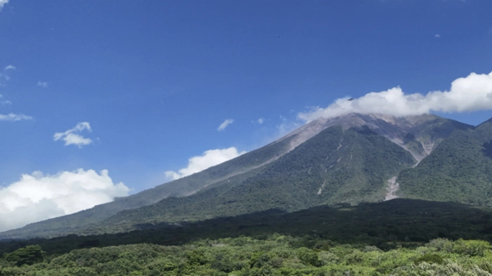 Feuervulkan in Guatemala nach der Eruption