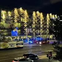 Feuerwehreinsatz vor der Grazer Messe